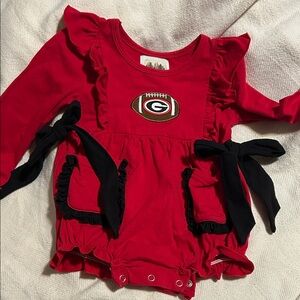 Red and Black Kids One Piece Bodysuit
